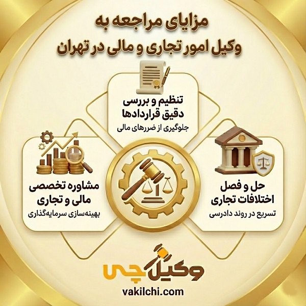 بهترین وکیل امور تجاری و مالی در تهران کیست؟