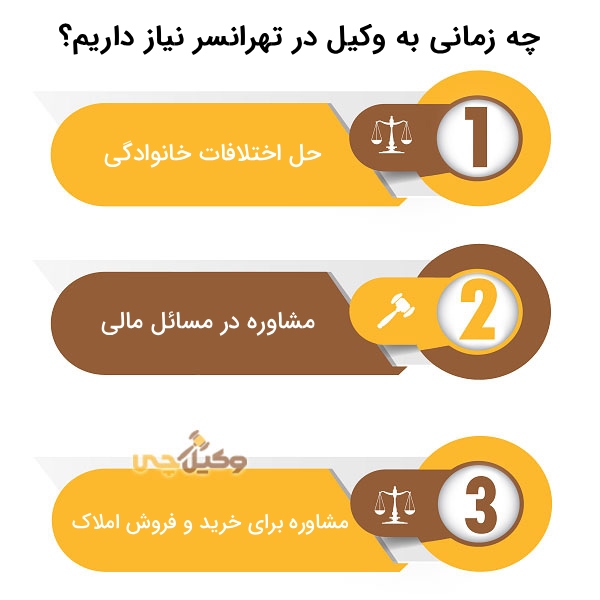 بهترین وکیل در تهرانسر کیست؟