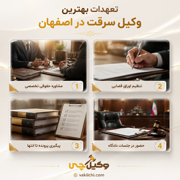 چرا داشتن بهترین وکیل سرقت اصفهان سرنوشتساز است؟