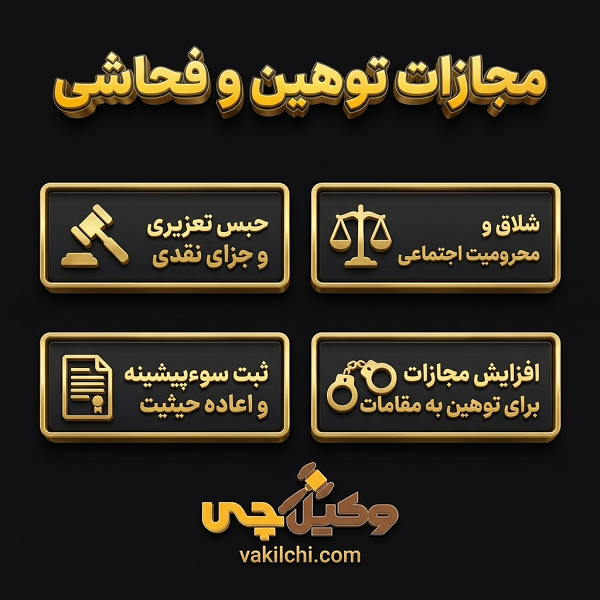 مجازات توهین و فحاشی