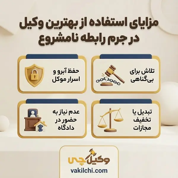 مزایای استفاده از بهترین وکیل در جرم رابطه نامشروع