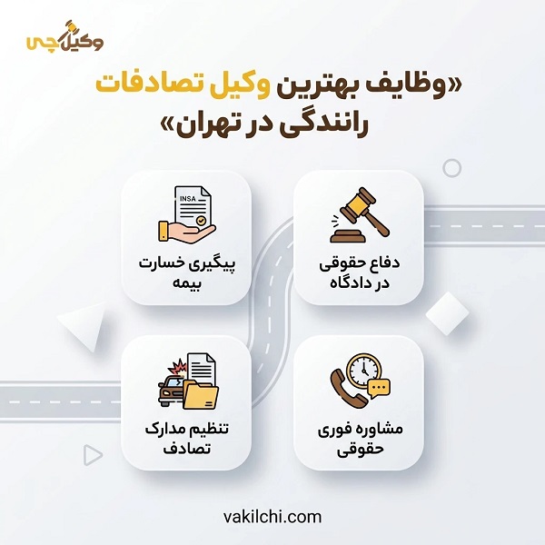 مهمترین ویژگیهای یک وکیل حرفهای در پرونده تصادفات