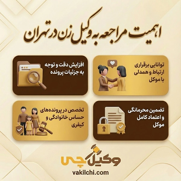 6 نکته طلایی برای انتخاب بهترین وکیل زن در تهران