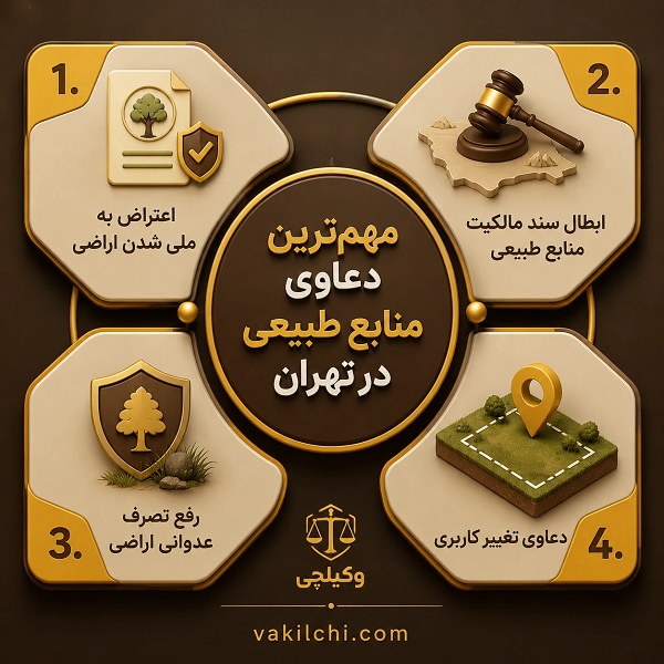 بهترین وکلای منابع طبیعی در تهران چه خدماتی ارائه می‌دهد؟