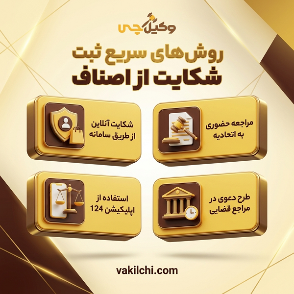 روشهای سریع ثبت شکایت از اصناف