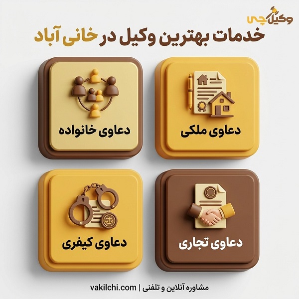 چرا برای حل دعاوی خود به بهترین وکیل در خانی آباد نیاز دارید؟