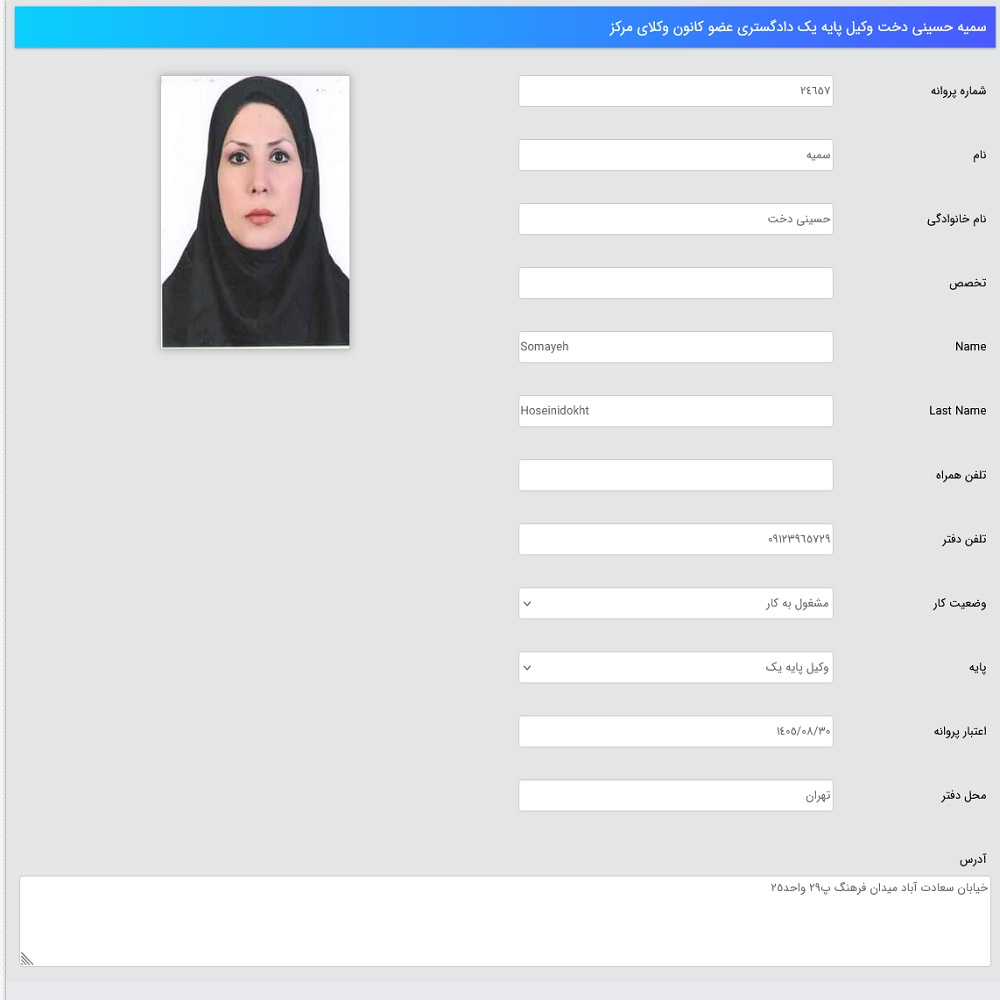 نمونه کار سمیه حسینی دخت