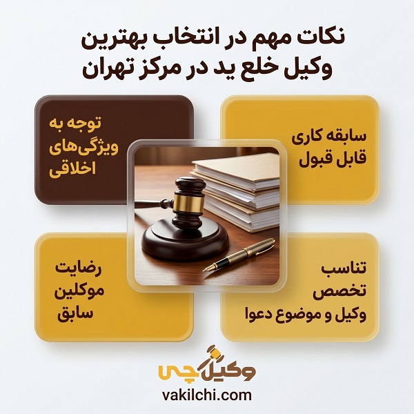 نکات مهم در انتخاب بهترین وکیل خلع ید در مرکز تهران